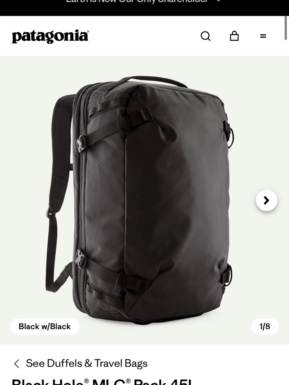 Patagonia Black Hole MLC Backpack - 45L